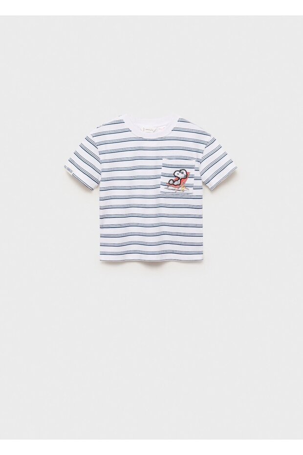 Snoopy baskılı tişört - 1