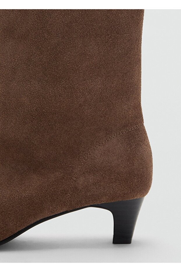 Süet deri yarım bot - 5