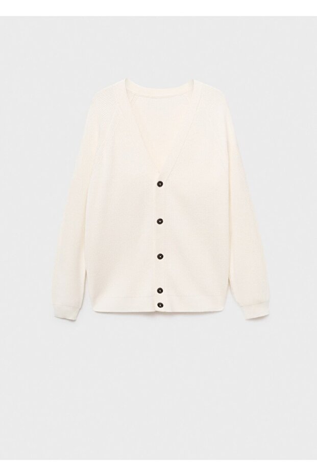 Ribana triko düğmeli hırka - 3