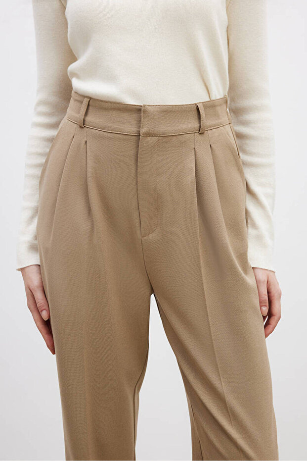 KUM ÜTÜ İZLİ PANTOLON - 6