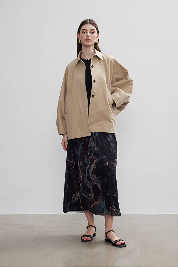 FIRÇA DESENLİ TÜL ETEK - 9