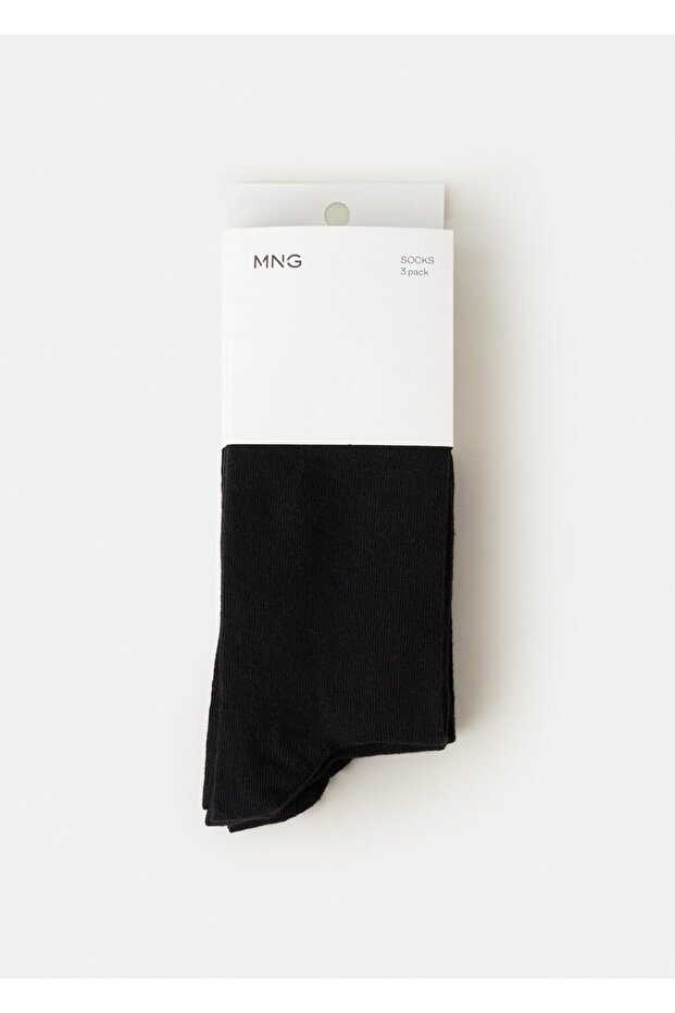 3'lü pamuklu çorap - 2