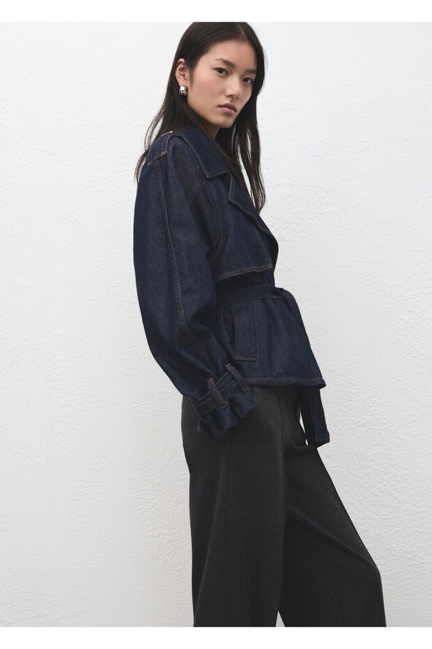 Kırçıllı triko pantolon - 6