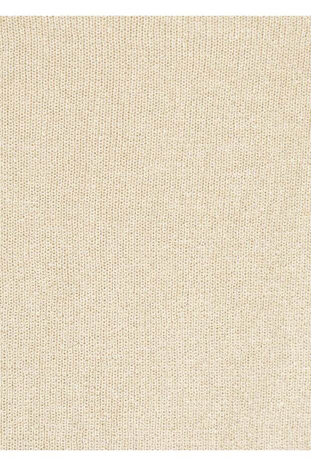 Lureks V yaka triko bluz - 5