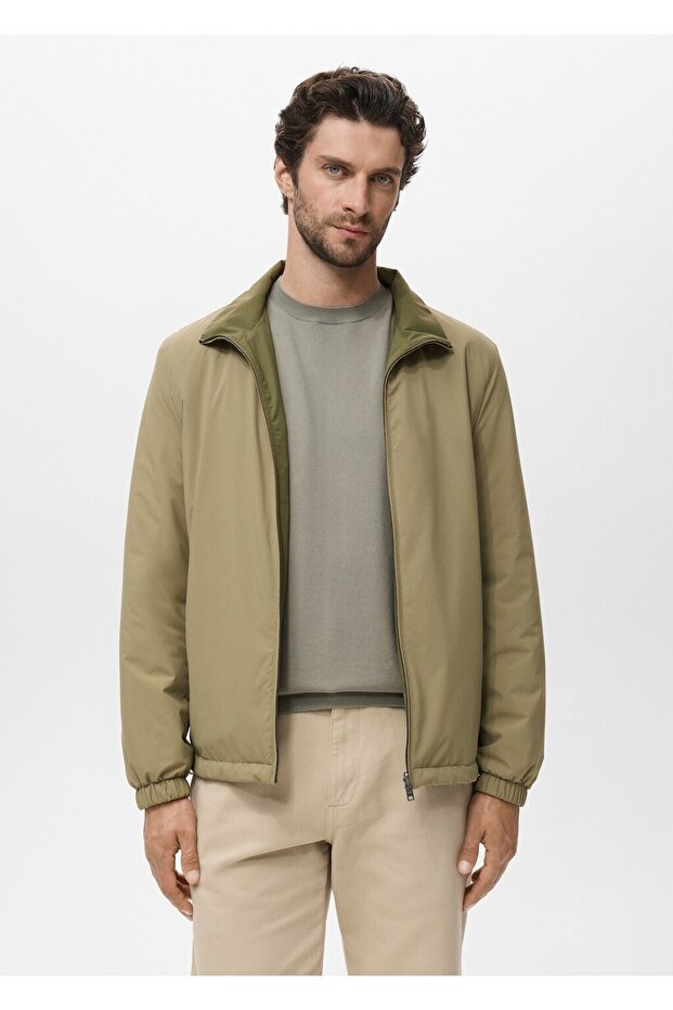 Çift taraflı su itici kapitone ceket - 1