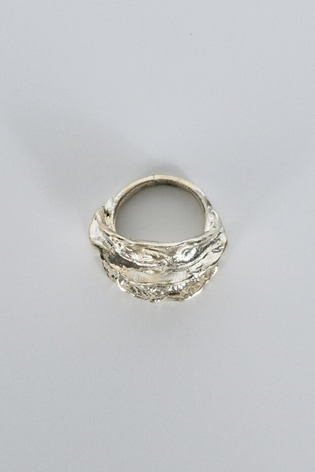 خاتم فضي غير منتظم - 5
