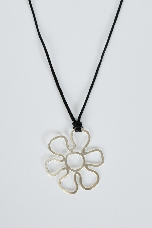 SILVER ÇİÇEK KOLYE - 6