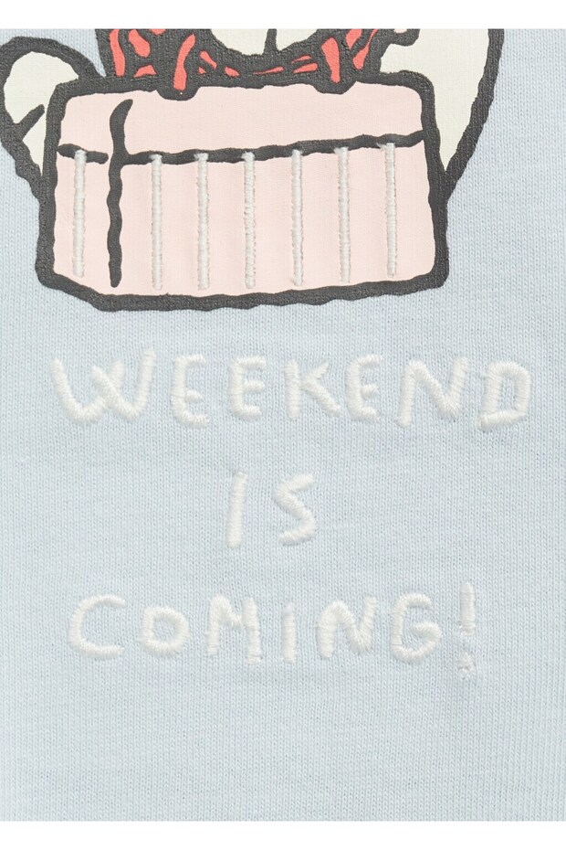 Snoopy baskılı tişört - 8