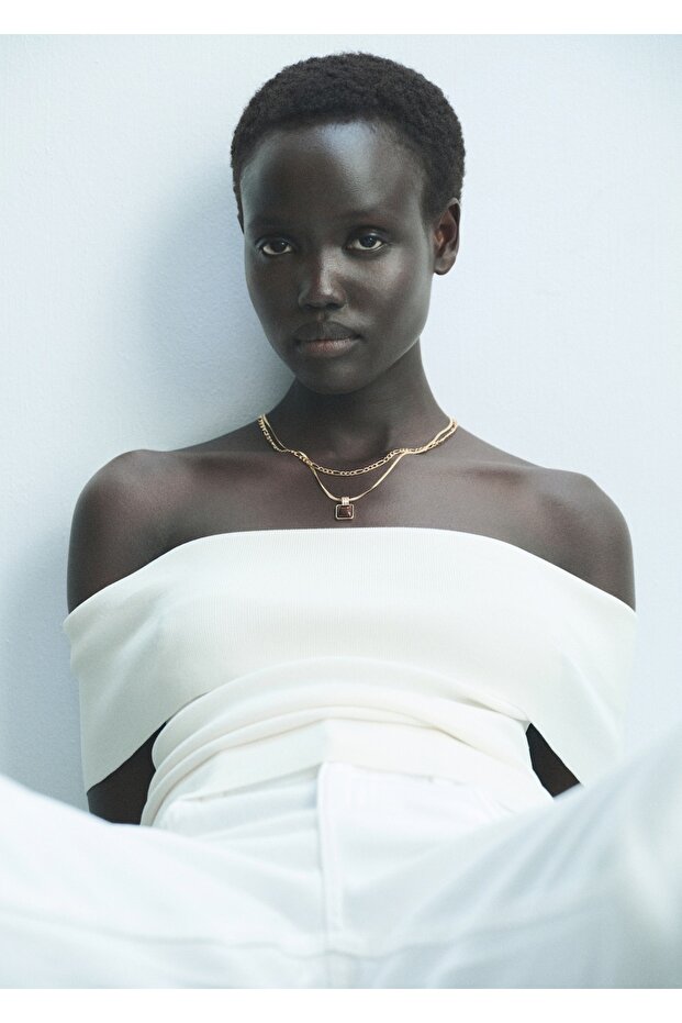 Çift zincirli kolye - 2