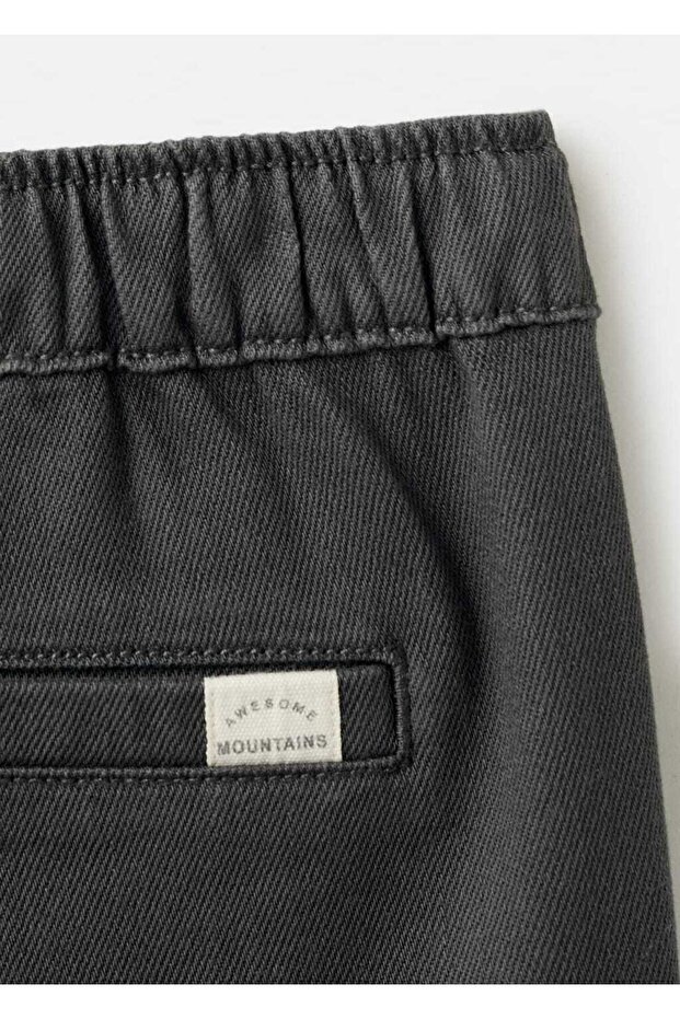 Pamuklu kargo pantolon - 6