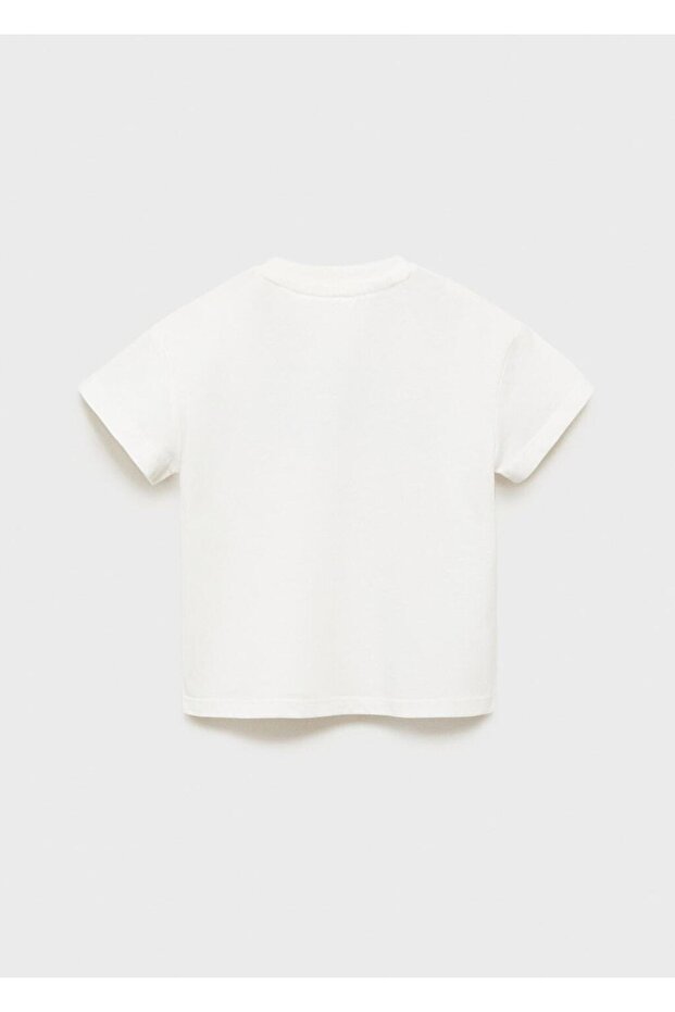 İşlemeli pamuklu tişört - 3