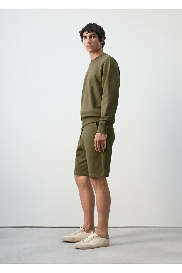 Regular kesim %100 pamuklu sweatshirt - 8