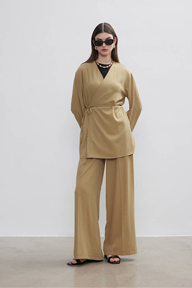 Блуза с креп плат - 5