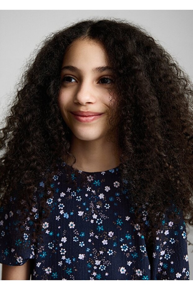 Çiçekli kısa elbise - 6