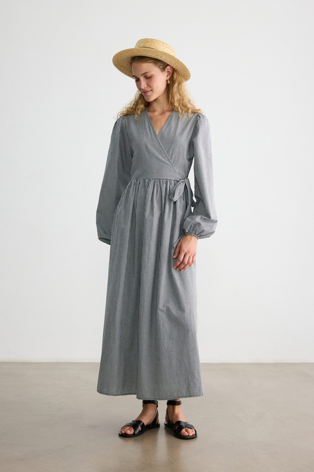 SİYAH PÖTİKARE ELBİSE - 4