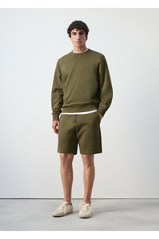 Regular kesim %100 pamuklu sweatshirt - 2