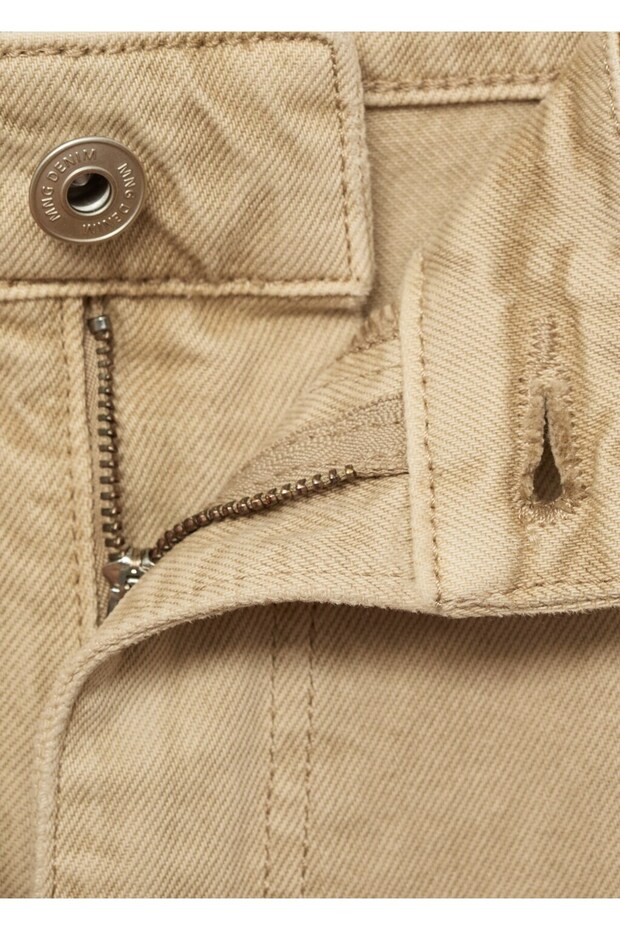 Rahat kesim denim bermuda şort - 5