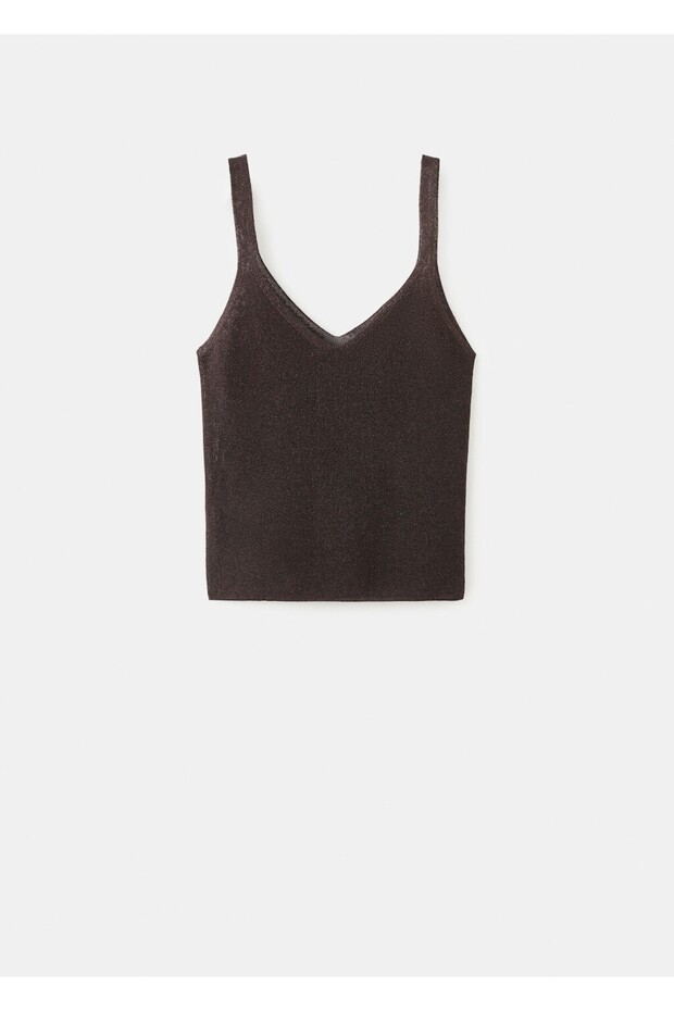 Lureks V yaka triko bluz - 3