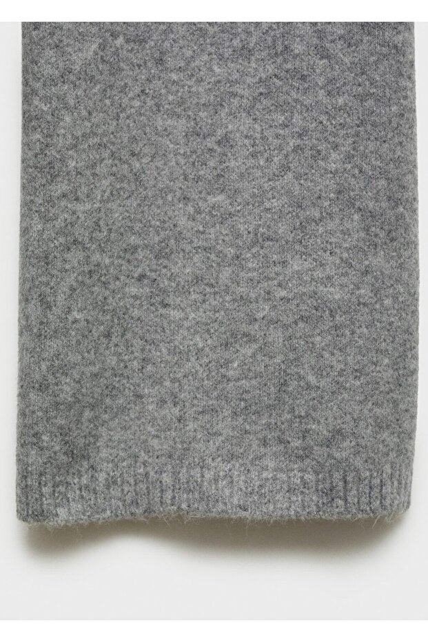 Uzun tasarım pantolon - 5