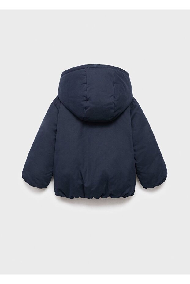 Kapüşonlu kapitone anorak - 2