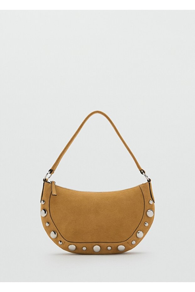 Zımbalı deri çanta - 3