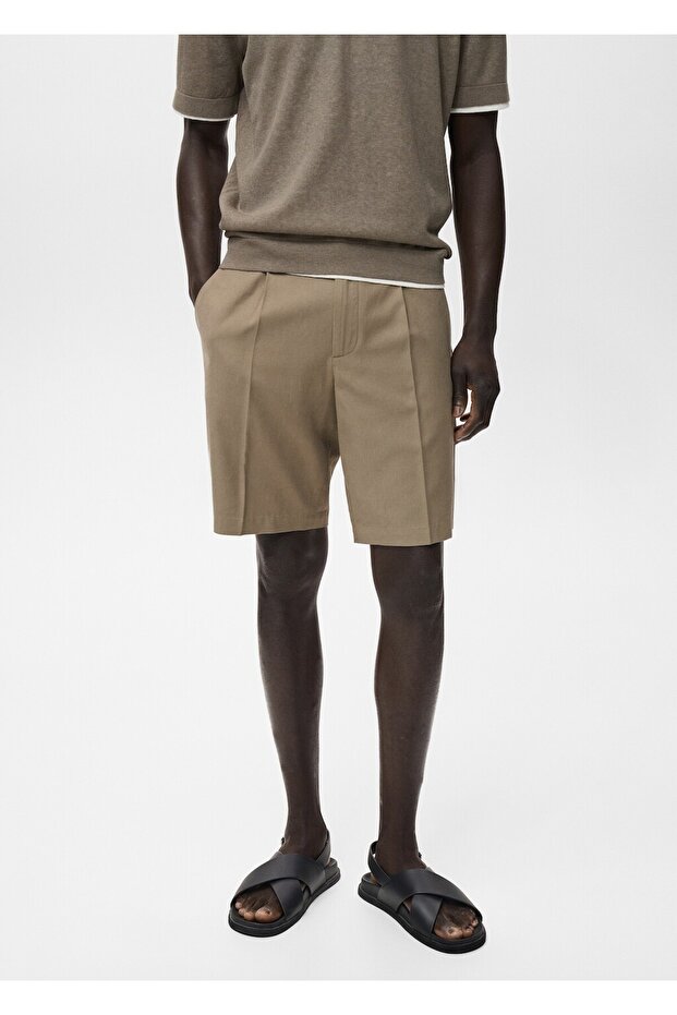 %100 keten şort - 1