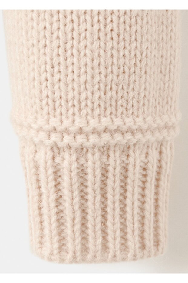 Gömlek yaka triko ceket - 5