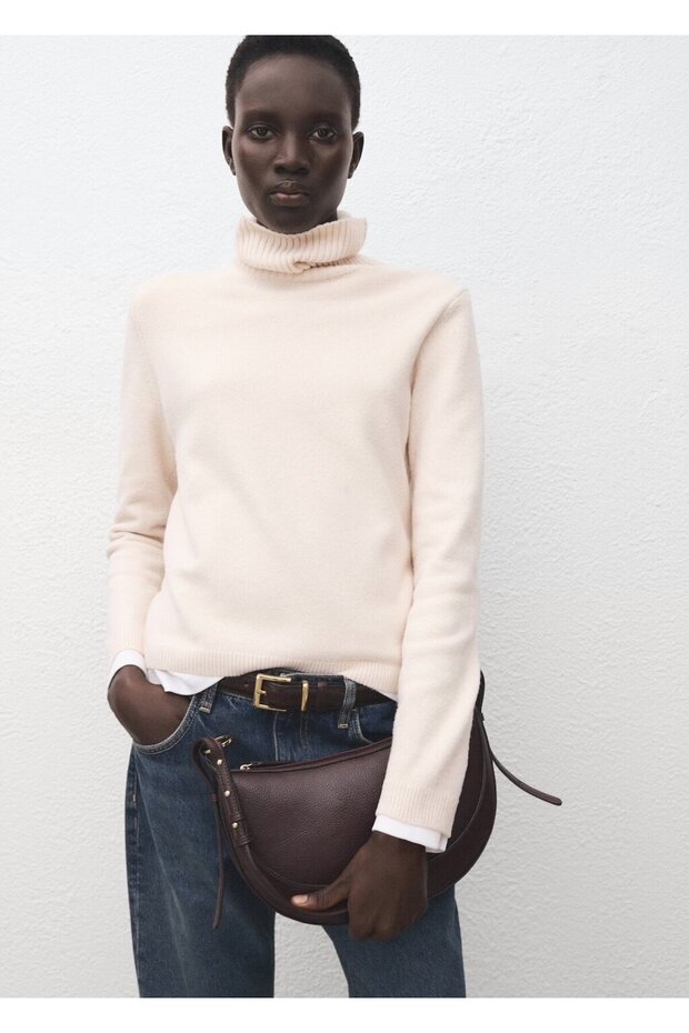 Balıkçı yaka triko kazak - 1