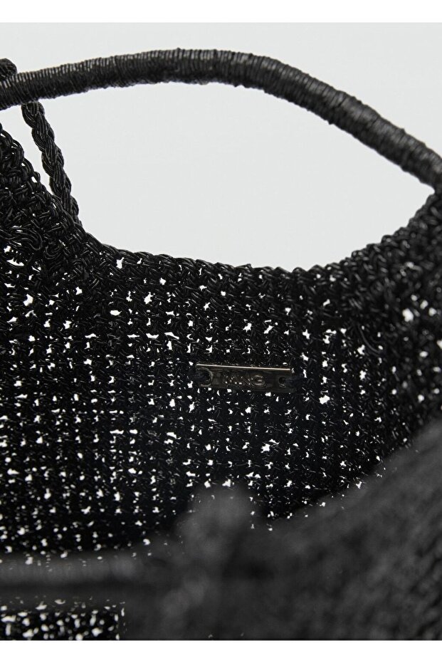 Örme mini omuz çantası - 5