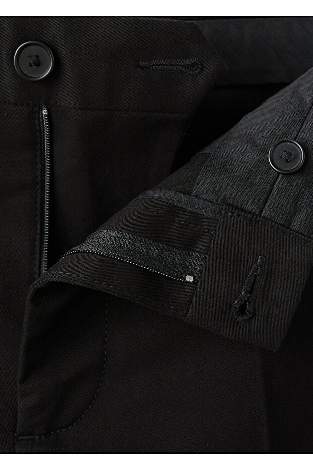 Regular kesim pamuklu pantolon - 5