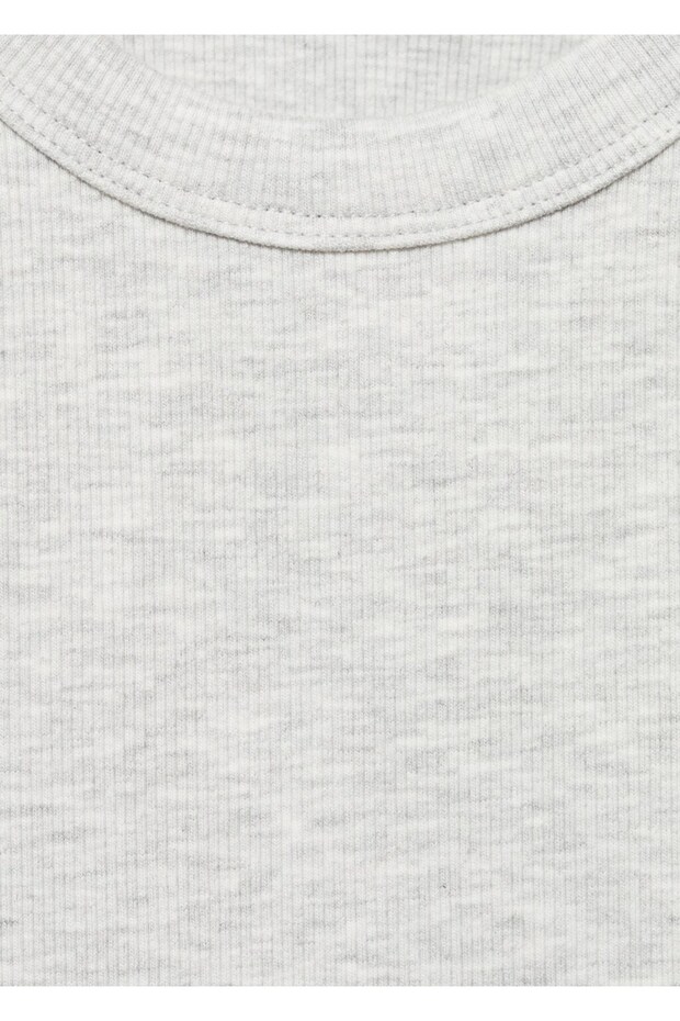 Triko cropped bluz - 5