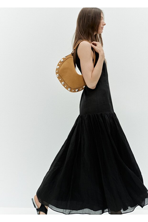 Zımbalı deri çanta - 2