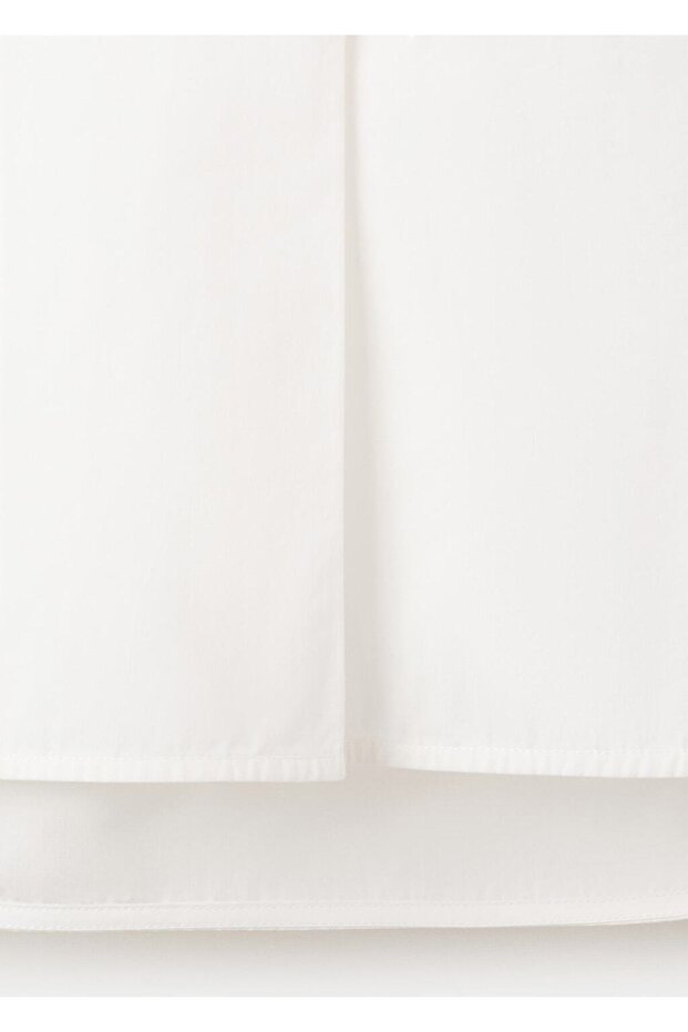 Kolsuz pamuklu gömlek - 5