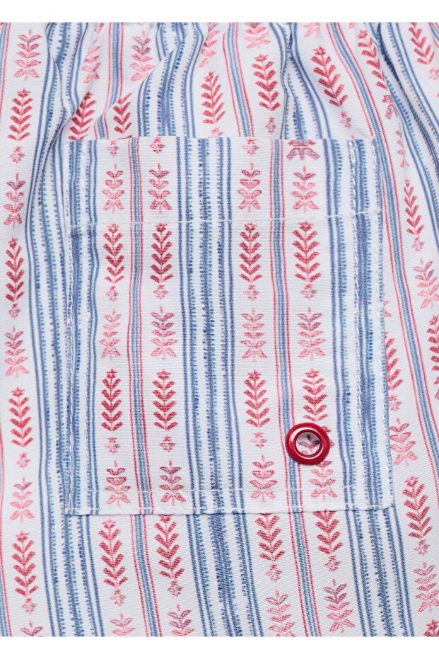 Desenli şort mayo - 5