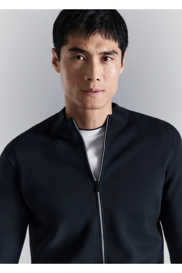 Comfort stretch triko hırka - 6