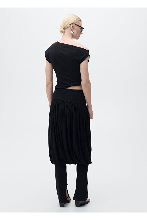 Vücuda oturan asimetrik bluz - 4