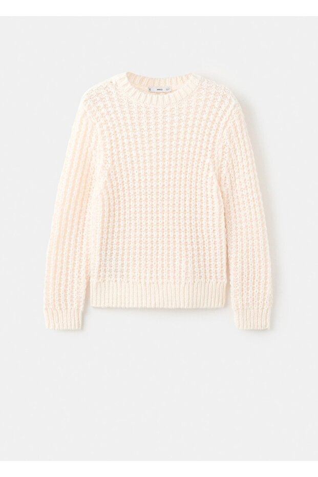 Ajur örgü kazak - 3