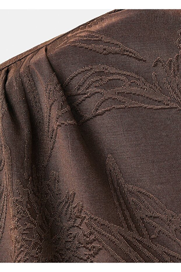 Jakar çiçek desenli bluz - 8