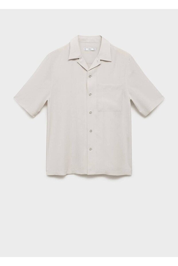 Regular kesim lyocell gömlek - 3