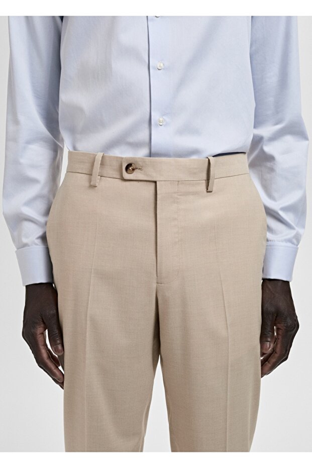 Milan slim fit kumaş pantolon - 6