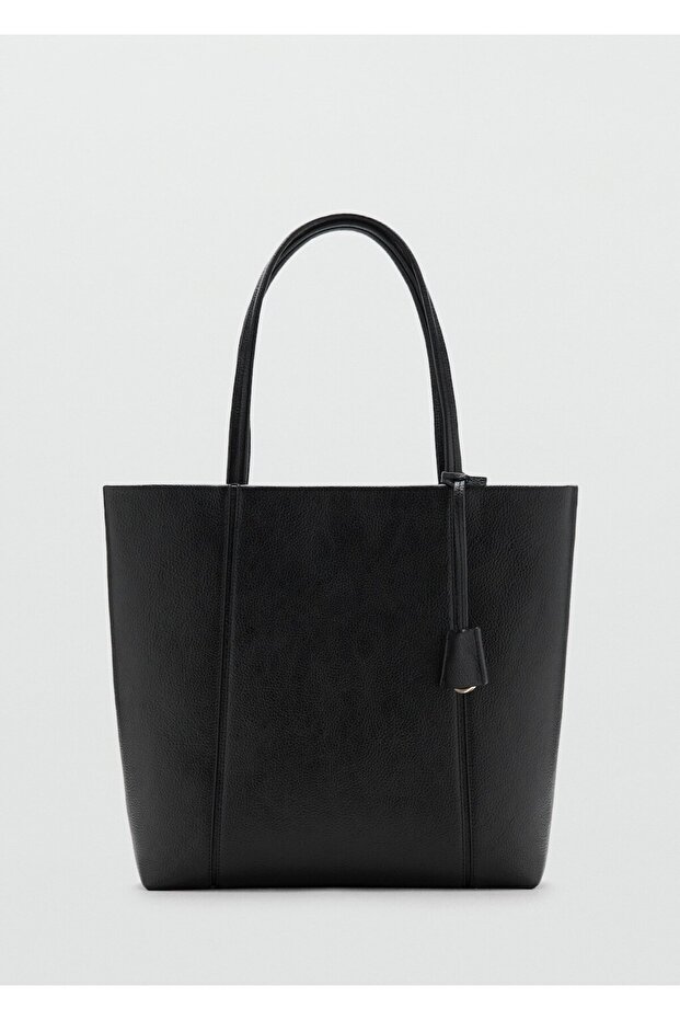 Saplı shopper çanta - 3