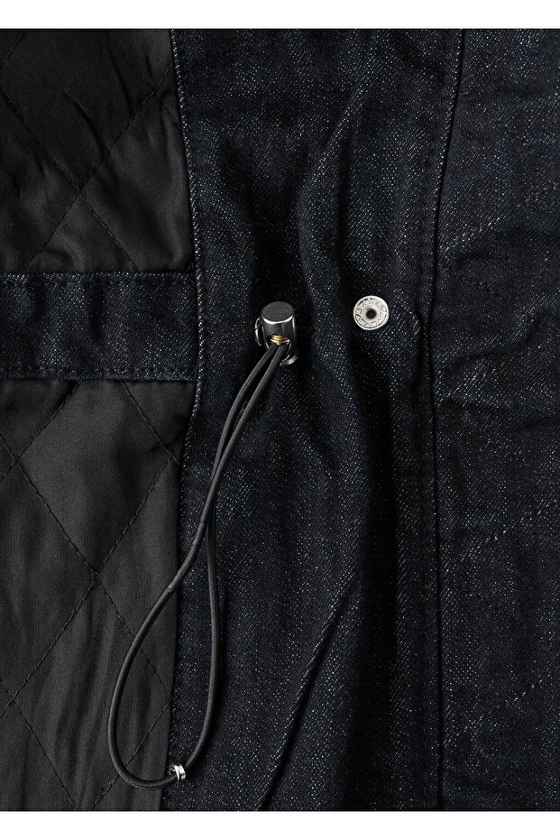 Oversize cepli denim parka - 5