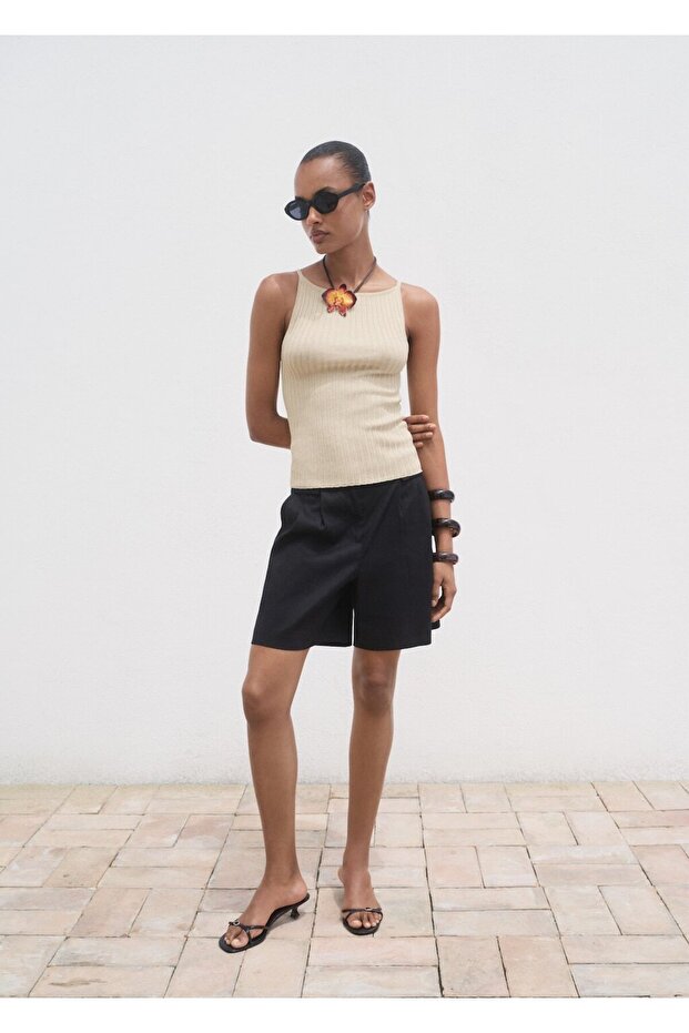 İnce fitilli örgü üst - 2