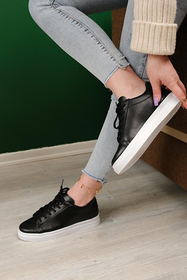 Erda Basic Bağcıklı Kadın Sneaker - 4