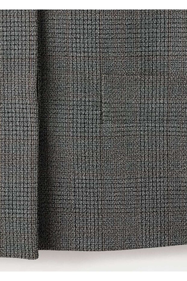 Crop blazer ceket - 5