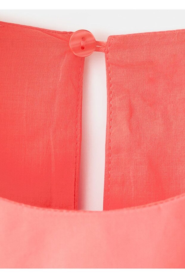 Pamuklu evaze bluz - 5