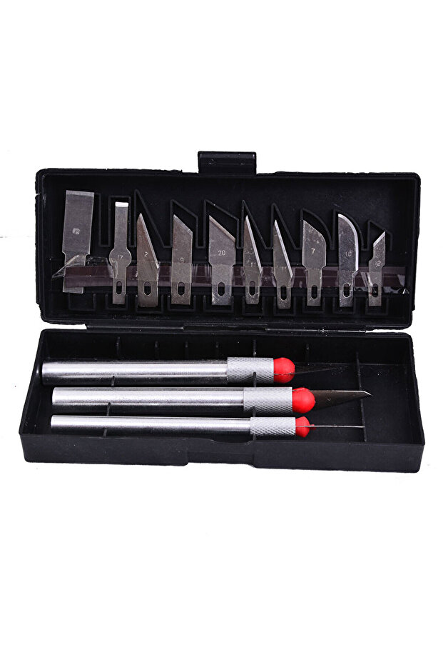 13 Parça Hobi Maket Bıçağı Seti - 2