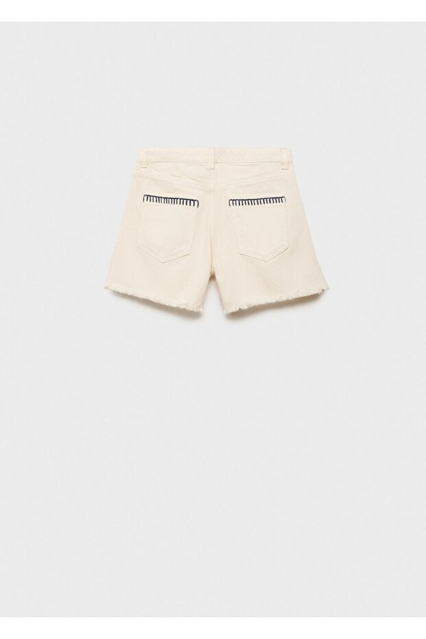 İşleme detaylı şort - 2