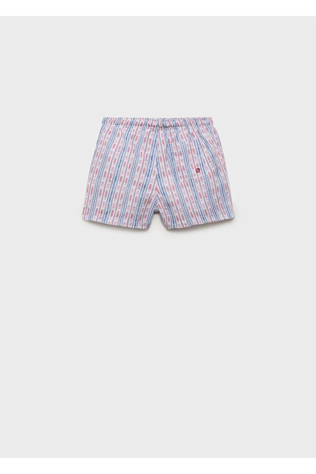 Desenli şort mayo - 2