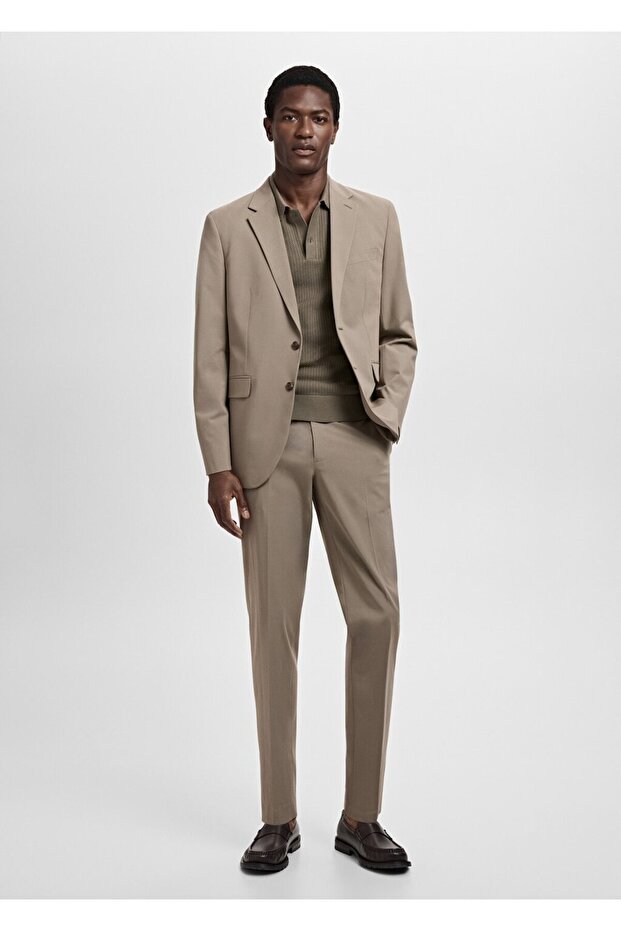 Slim fit Milan kumaş blazer ceket - 2